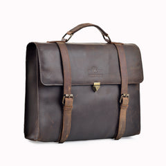 Crazy Horse Leather briefcase