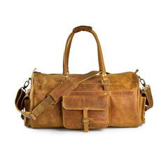 Nomad's Leather Duffle Bag