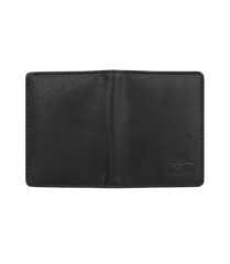 Cowhide card holder black