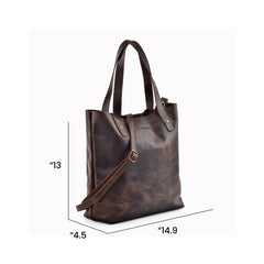 Chic City Leather Tote